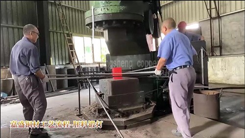 jiaye copper process Blank forging